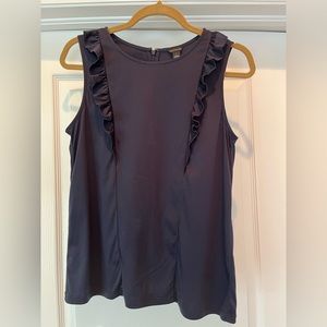 Ann Taylor navy blouse